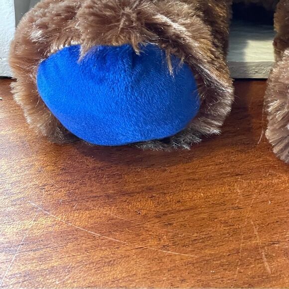 NWT Build A Bear NFL New York Giants Plush Bear Brown Red Blue - Picture 4 of 14